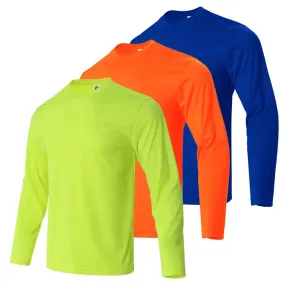 3pcs Men's Long Sleeve Sports Tees