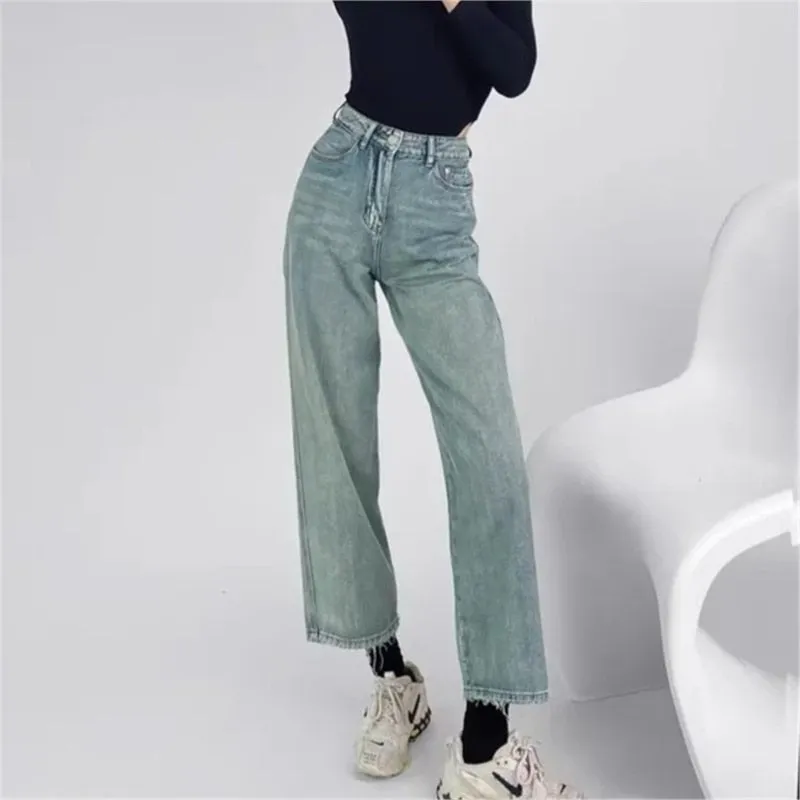 Amerie High Waisted Cropped Mom Jeans - 2 Colors