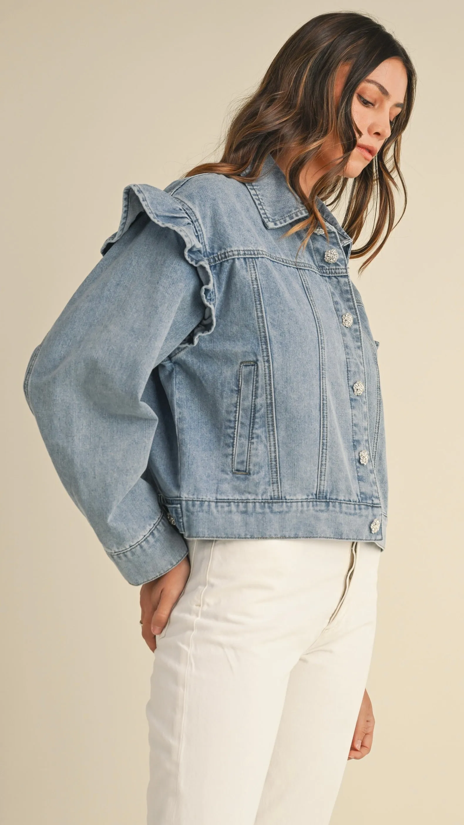 Bella Bejewelled Denim Jacket