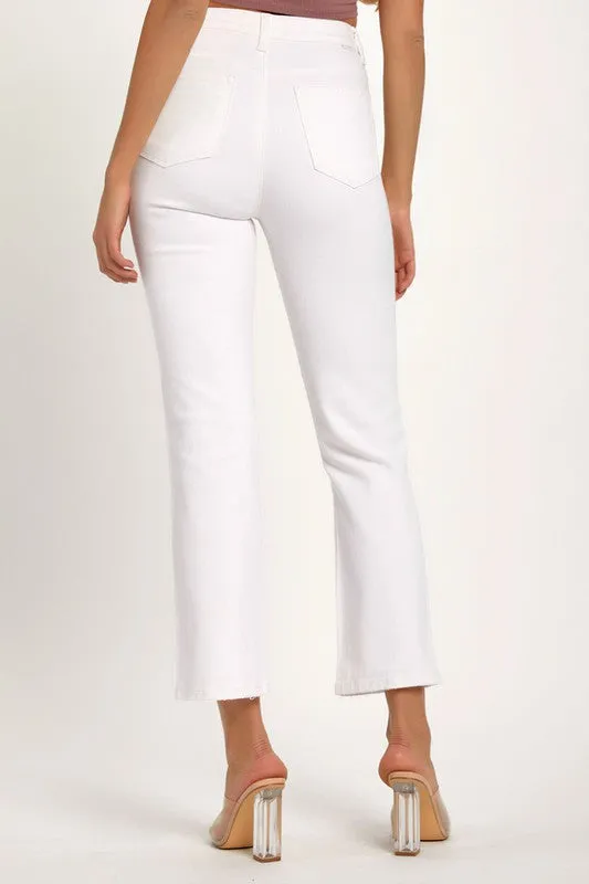 *BIANCA RELAXED FIT DISTRESSED WHITE JEAN