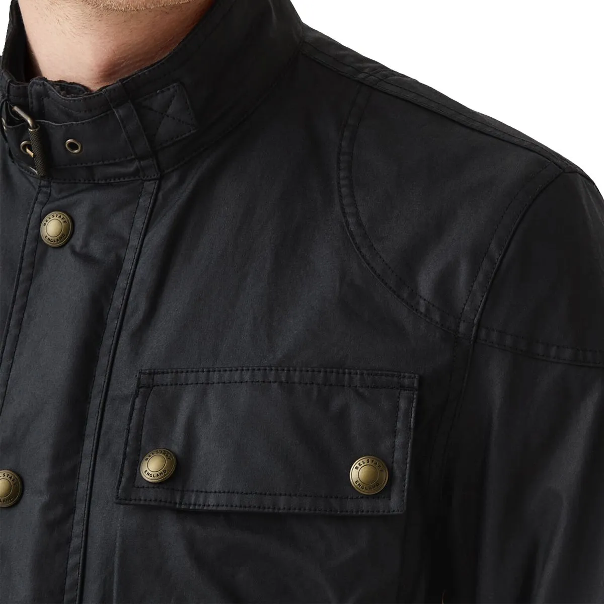 Black Racemaster 6oz Waxed Cotton Jacket