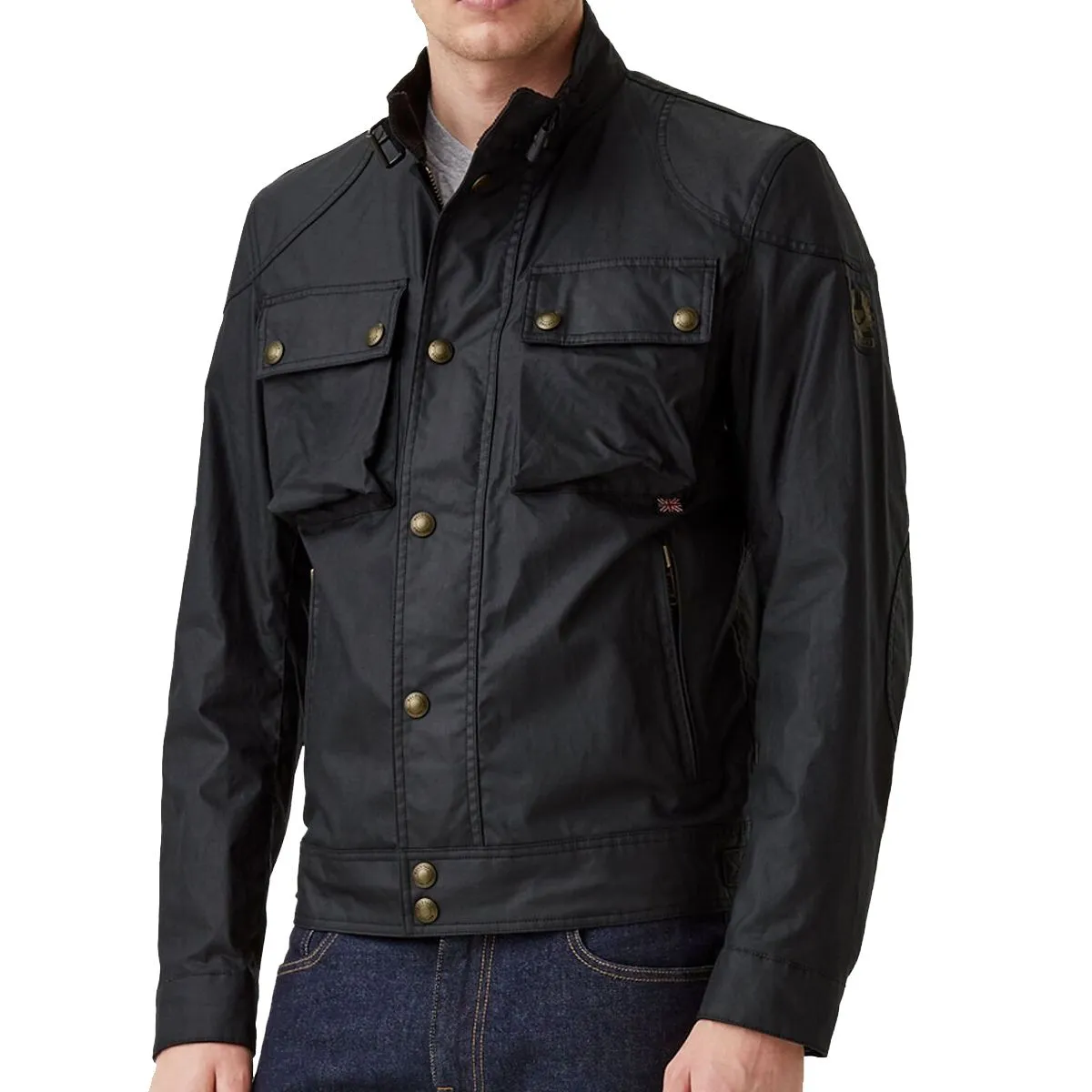 Black Racemaster 6oz Waxed Cotton Jacket