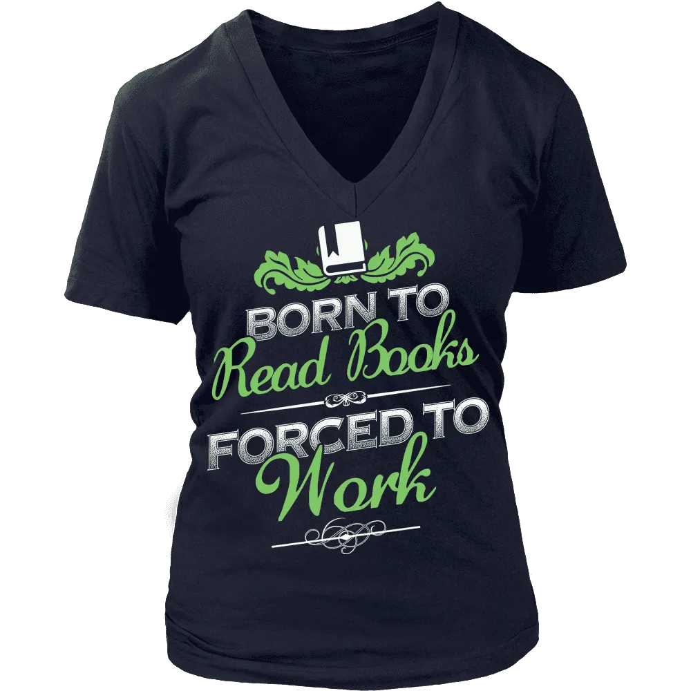 Born to read  - V-neck