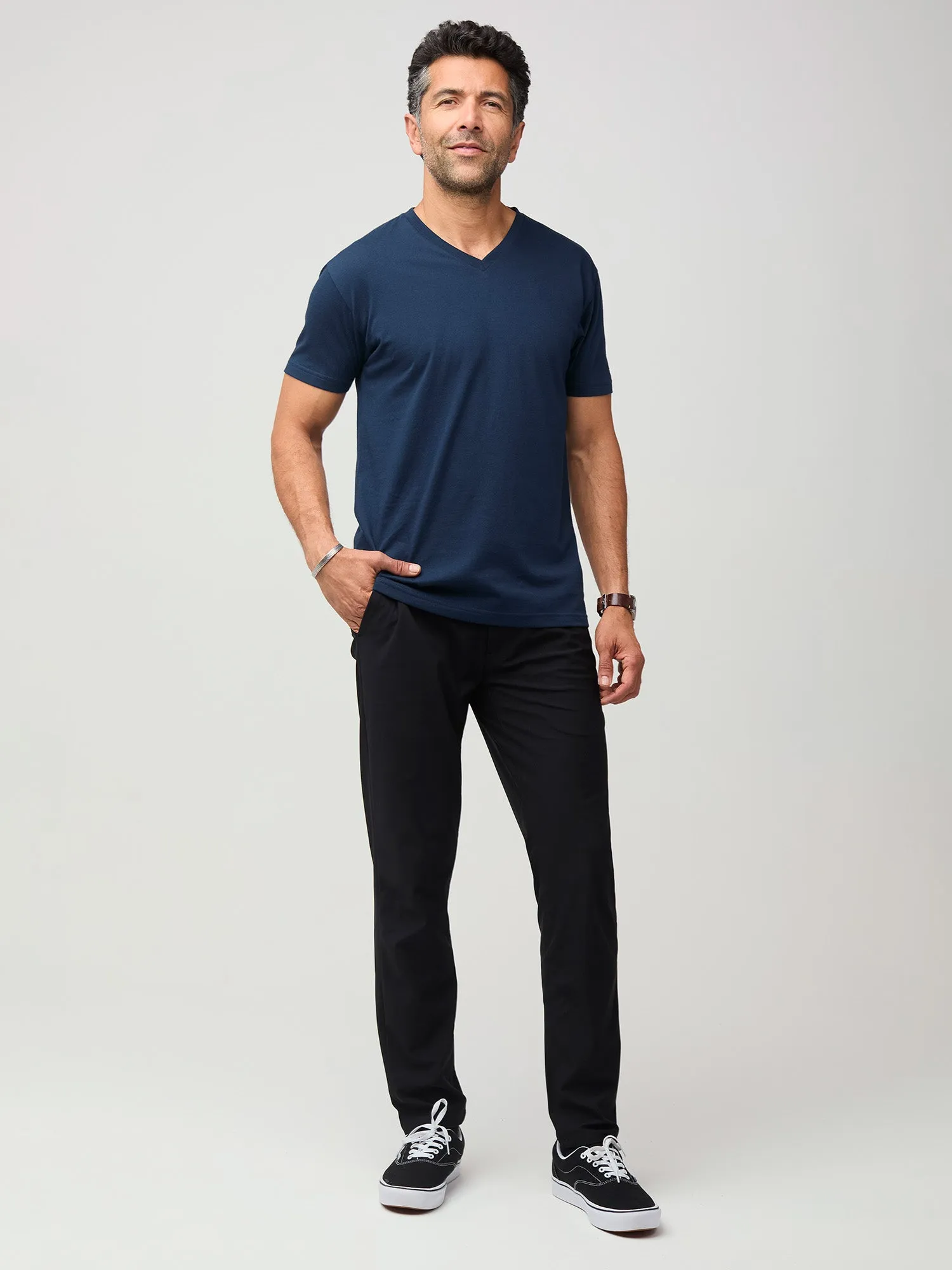 Dark Navy V-Neck