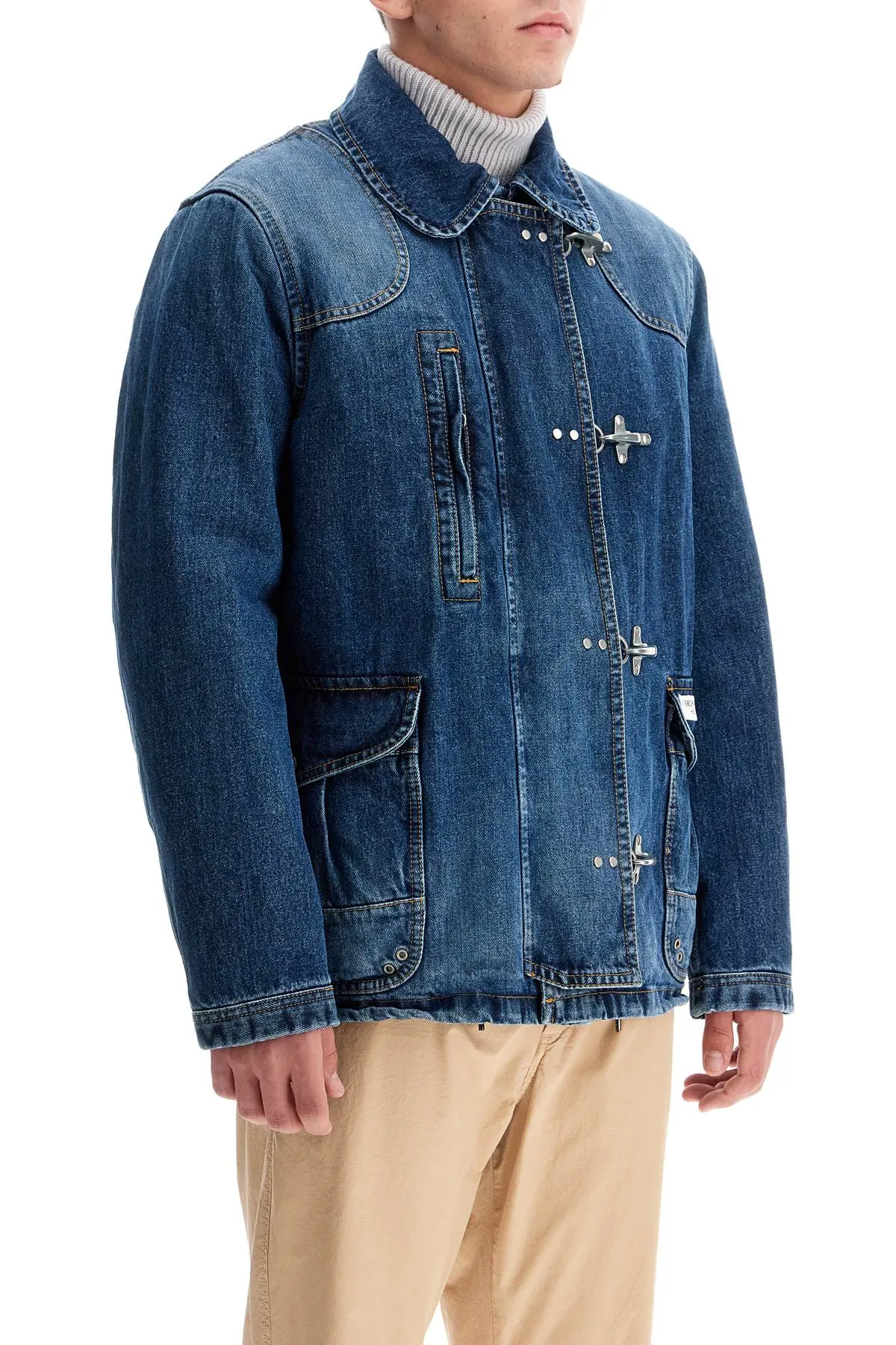 denim jacket with 4 hooks