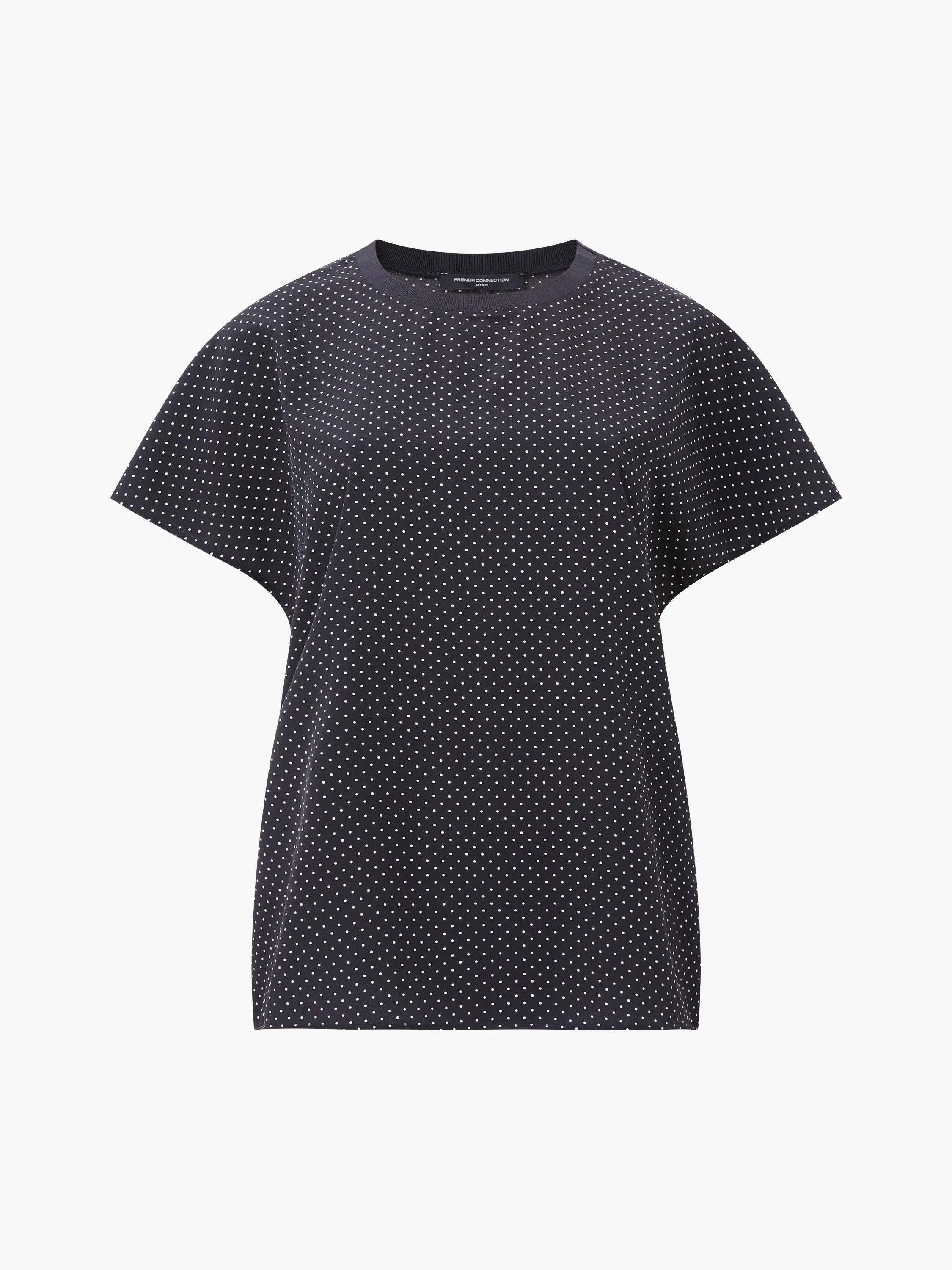 Dotty Spot Abeny Crew Neck Top