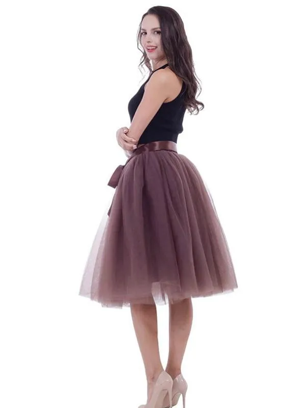 FASHION TULLE SKIRT PLEATED TUTU SKIRTS WOMENS