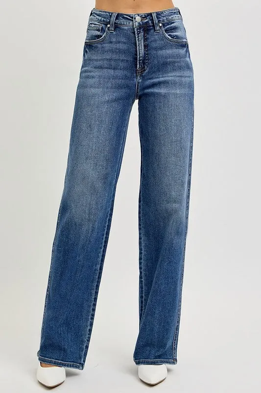 Full Size Tummy Control High Rise Jeans