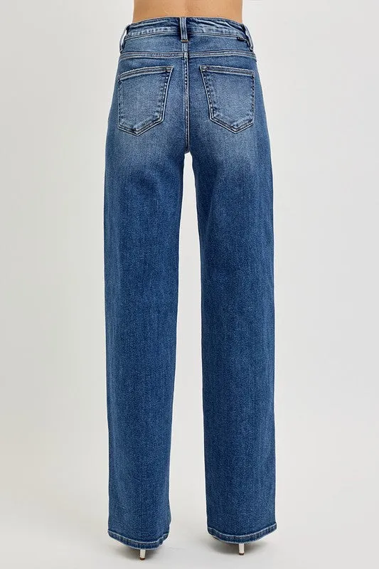 Full Size Tummy Control High Rise Jeans