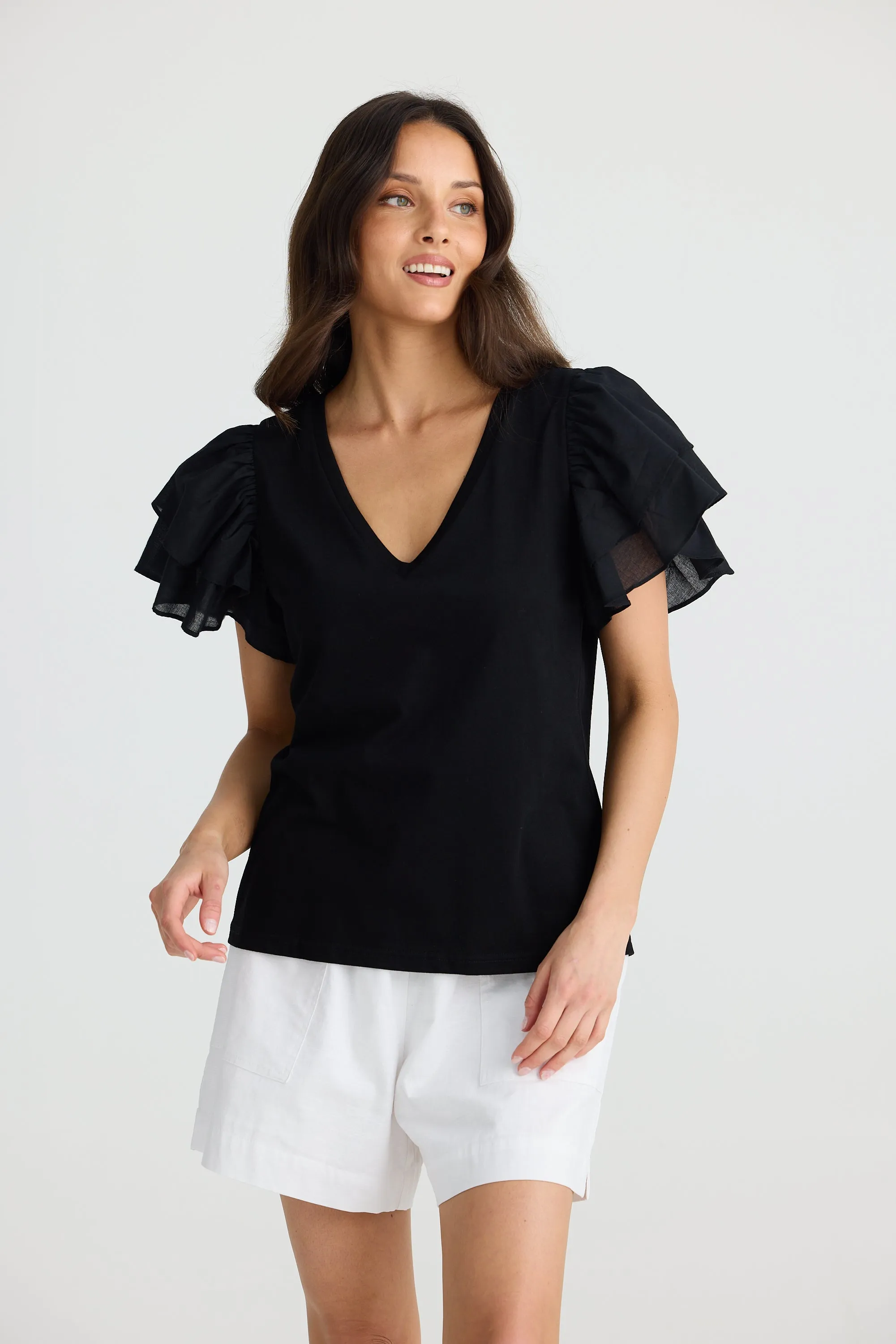 Gigi V Neck Tee