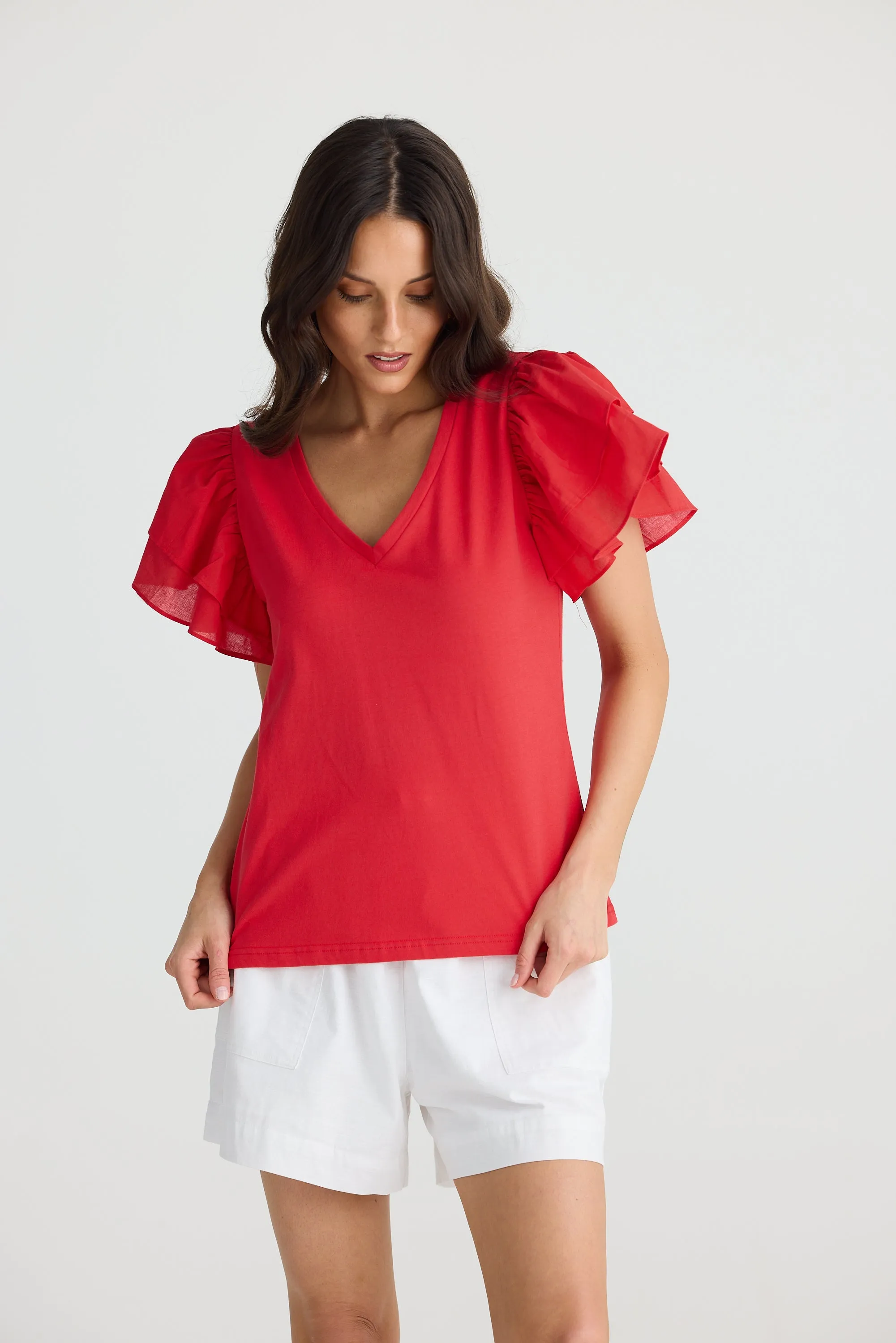 Gigi V Neck Tee