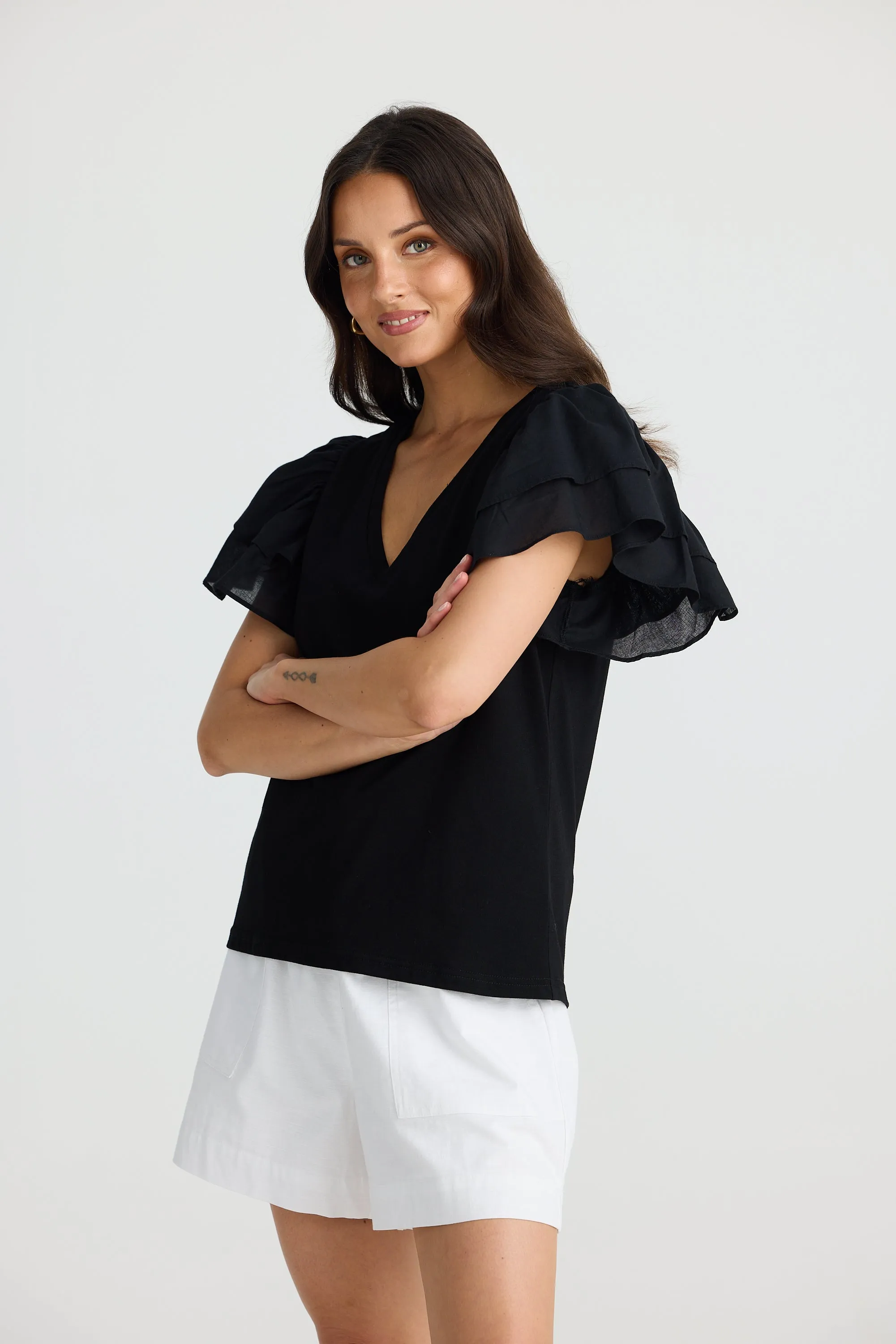 Gigi V Neck Tee