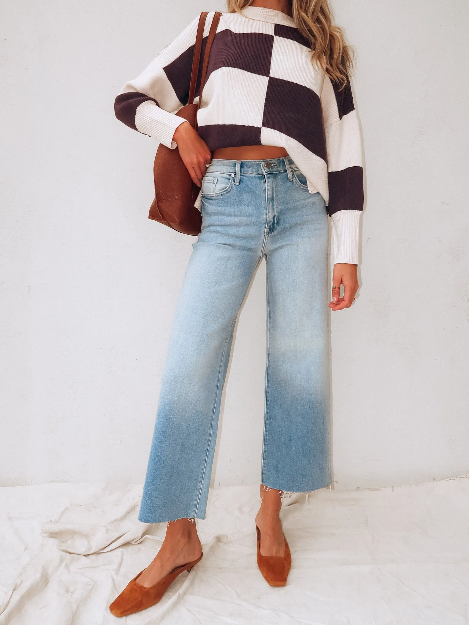 High Road Wide Leg Denim Jeans