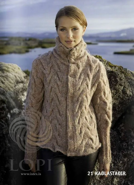 Kaðlastaðir Women Wool Cardigan