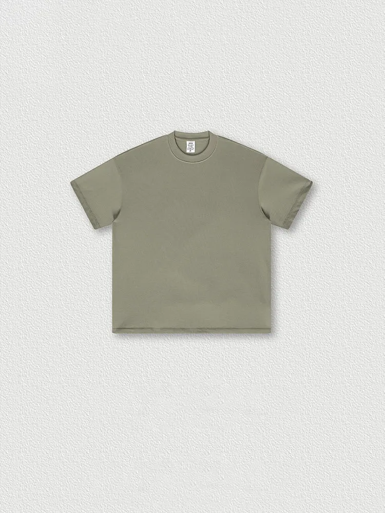 Kids' Solid Dropped Shoulder Tees