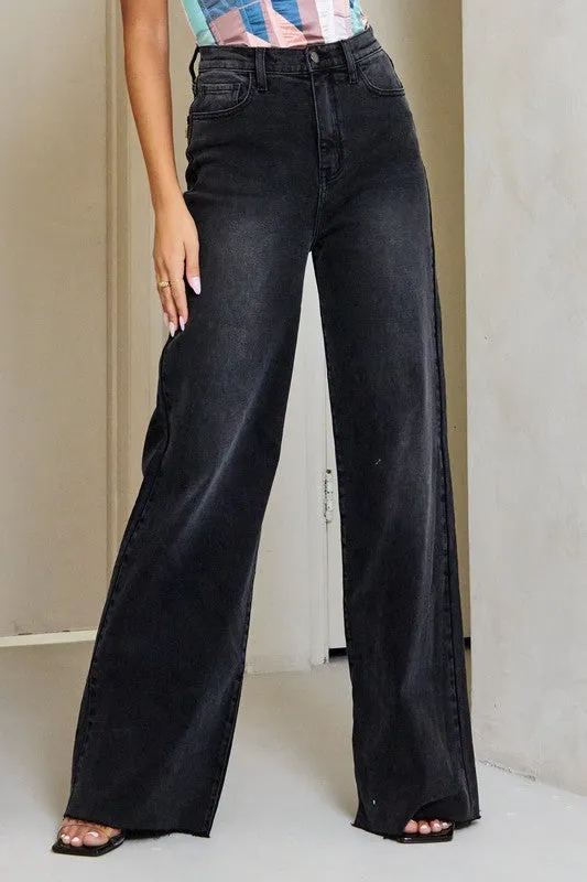 Laura High Waisted Wide Leg Jeans