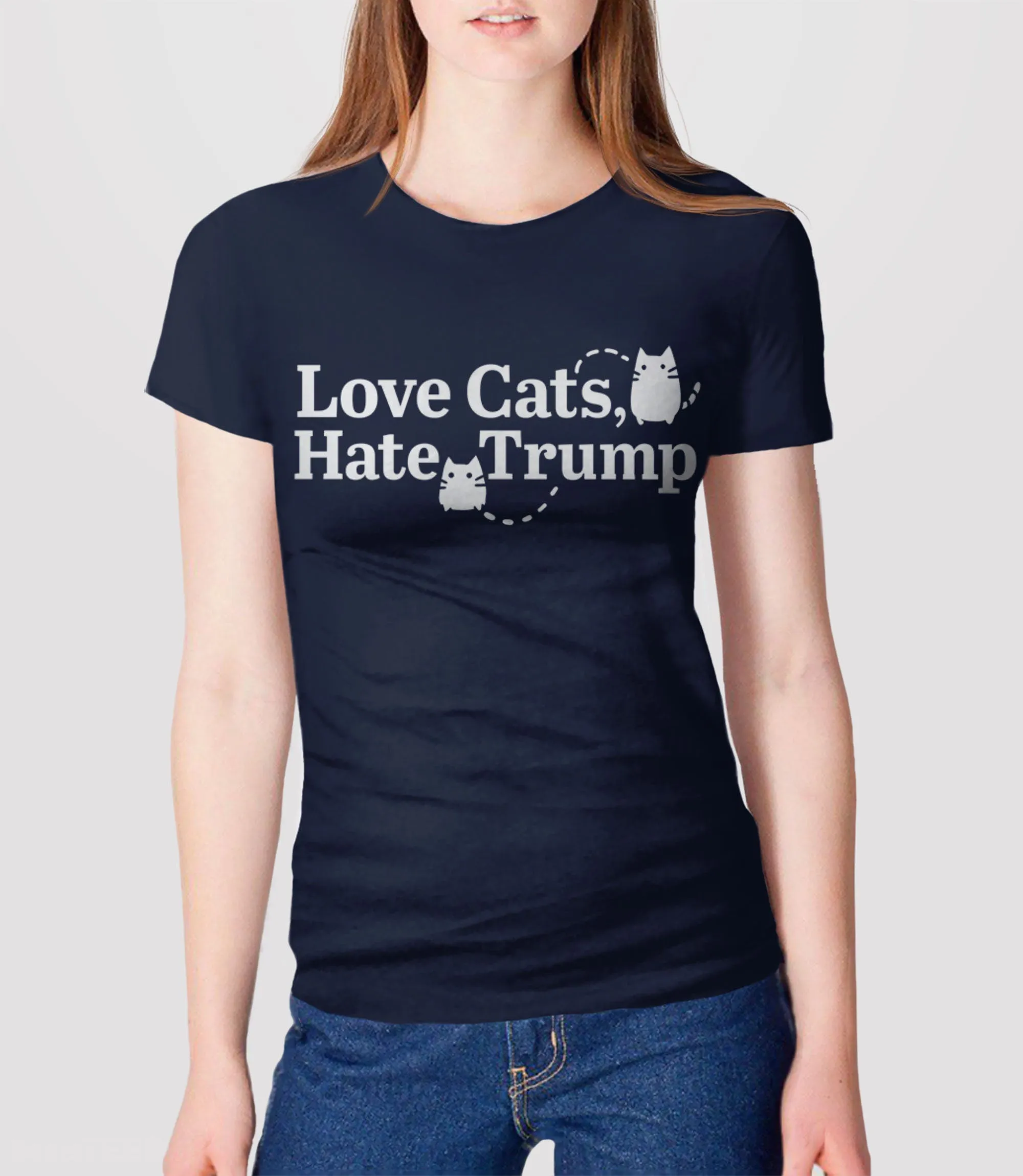 Love Cats Hate Trump Shirt