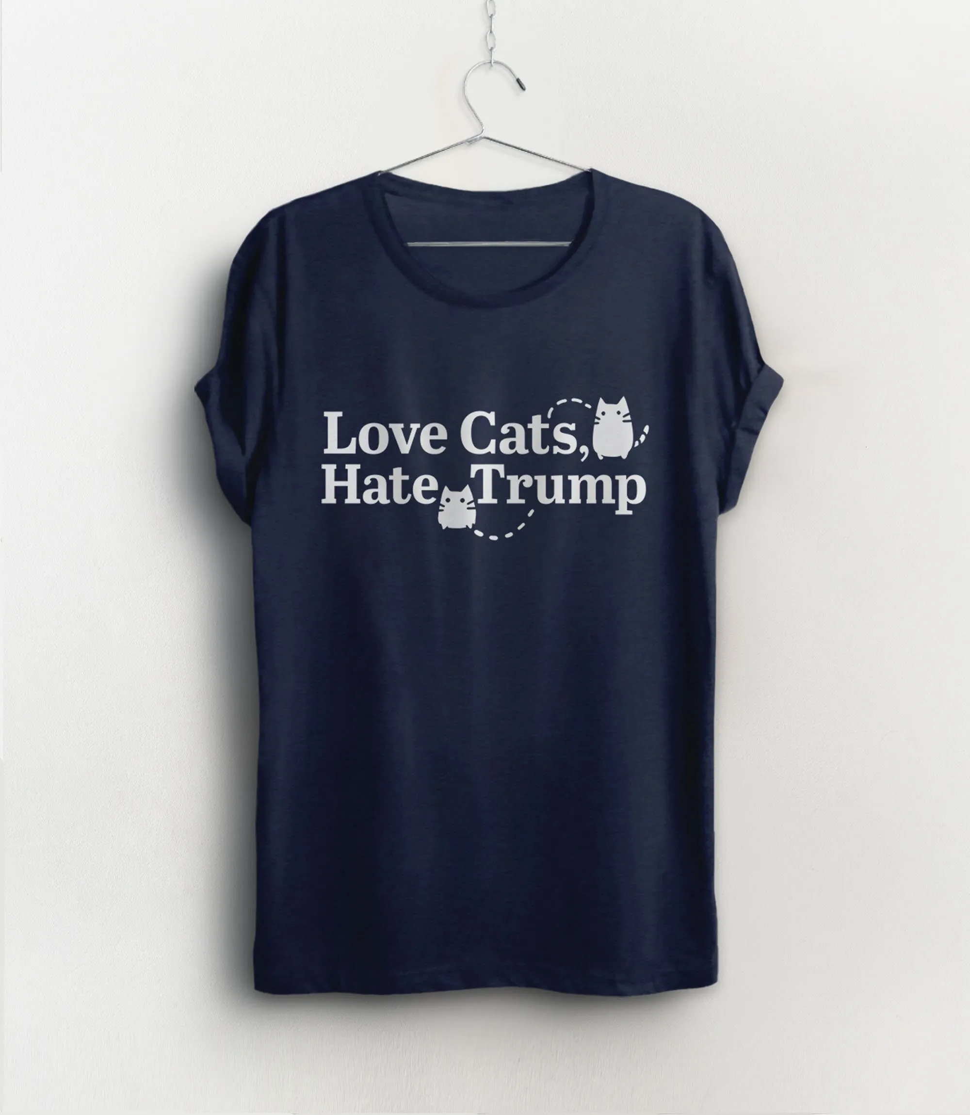 Love Cats Hate Trump Shirt