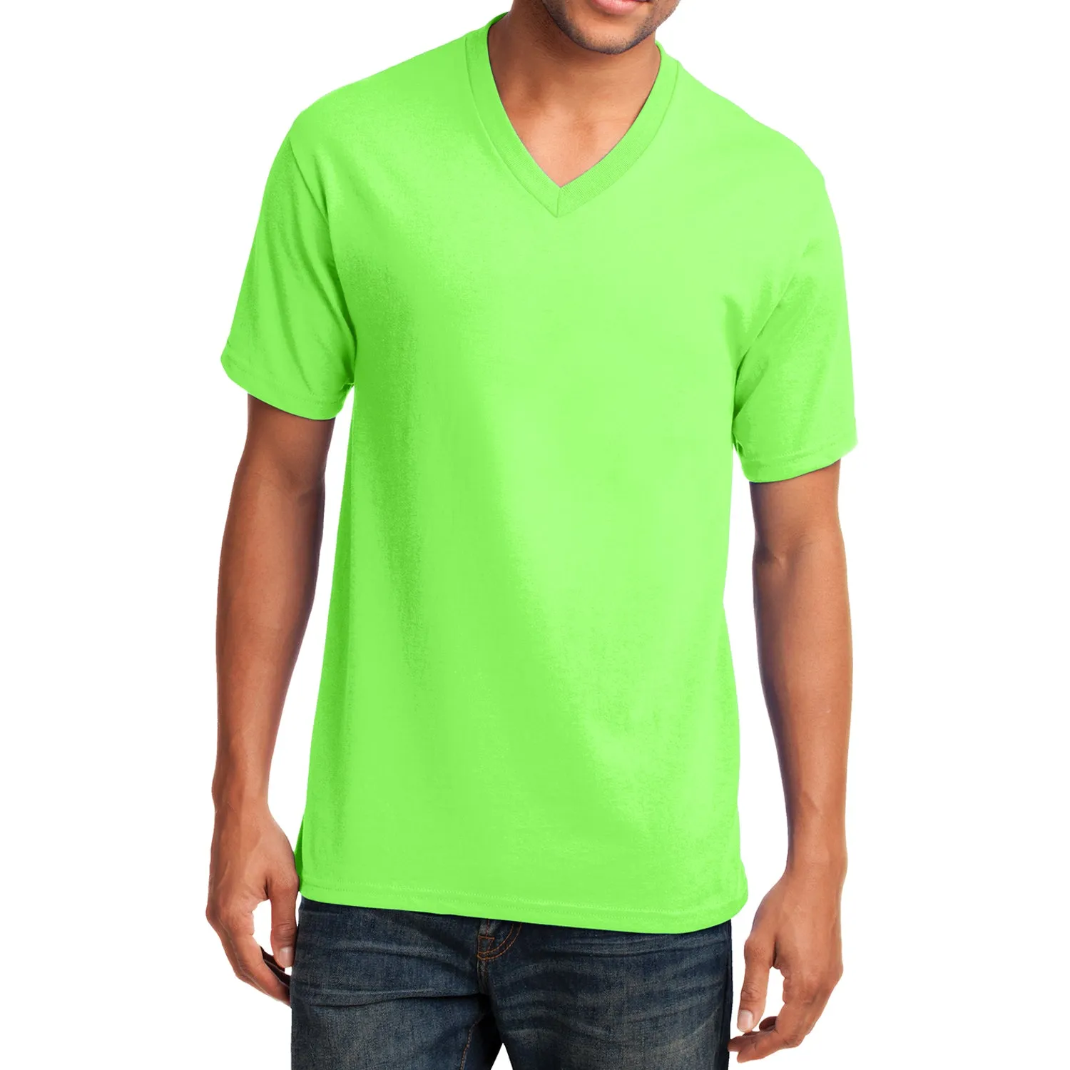 Men's Core Cotton V-Neck Tee