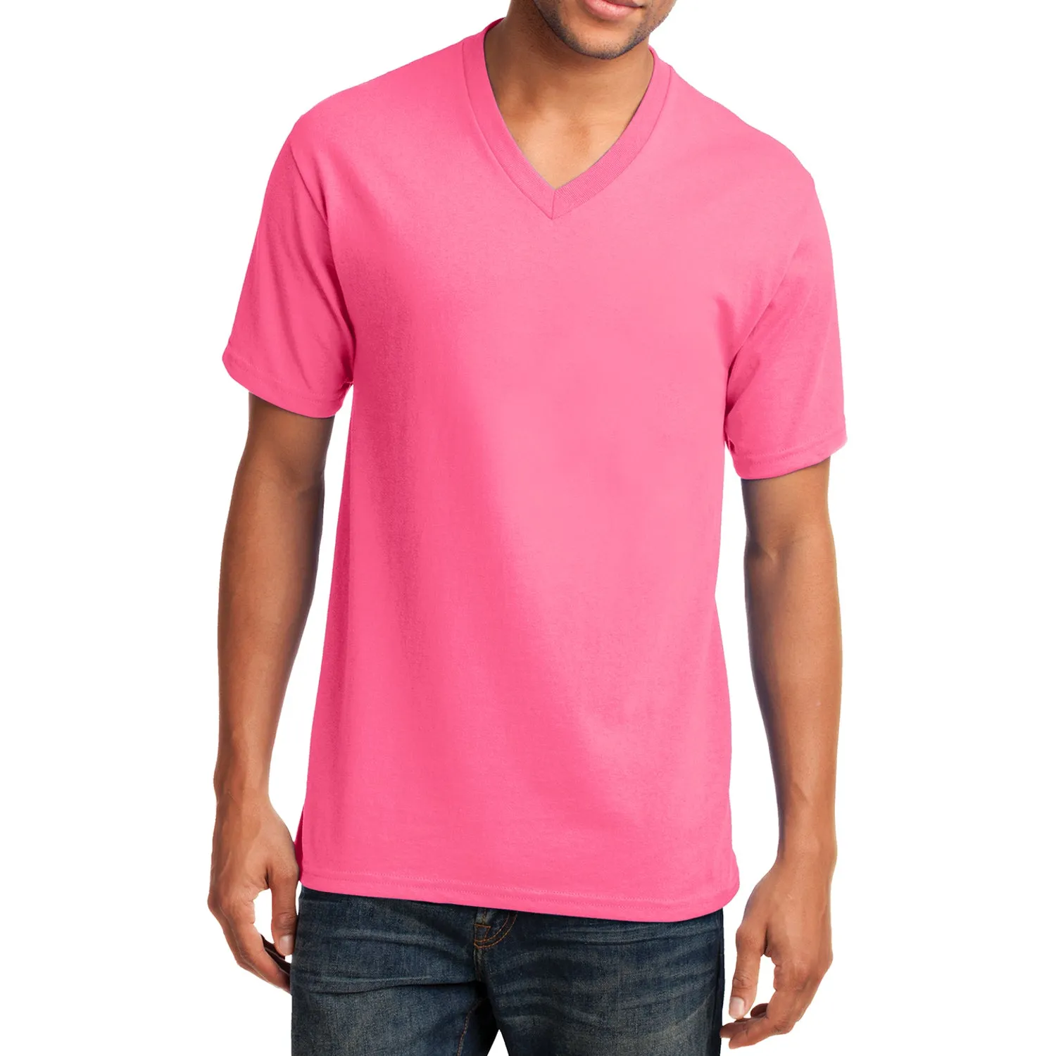 Men's Core Cotton V-Neck Tee