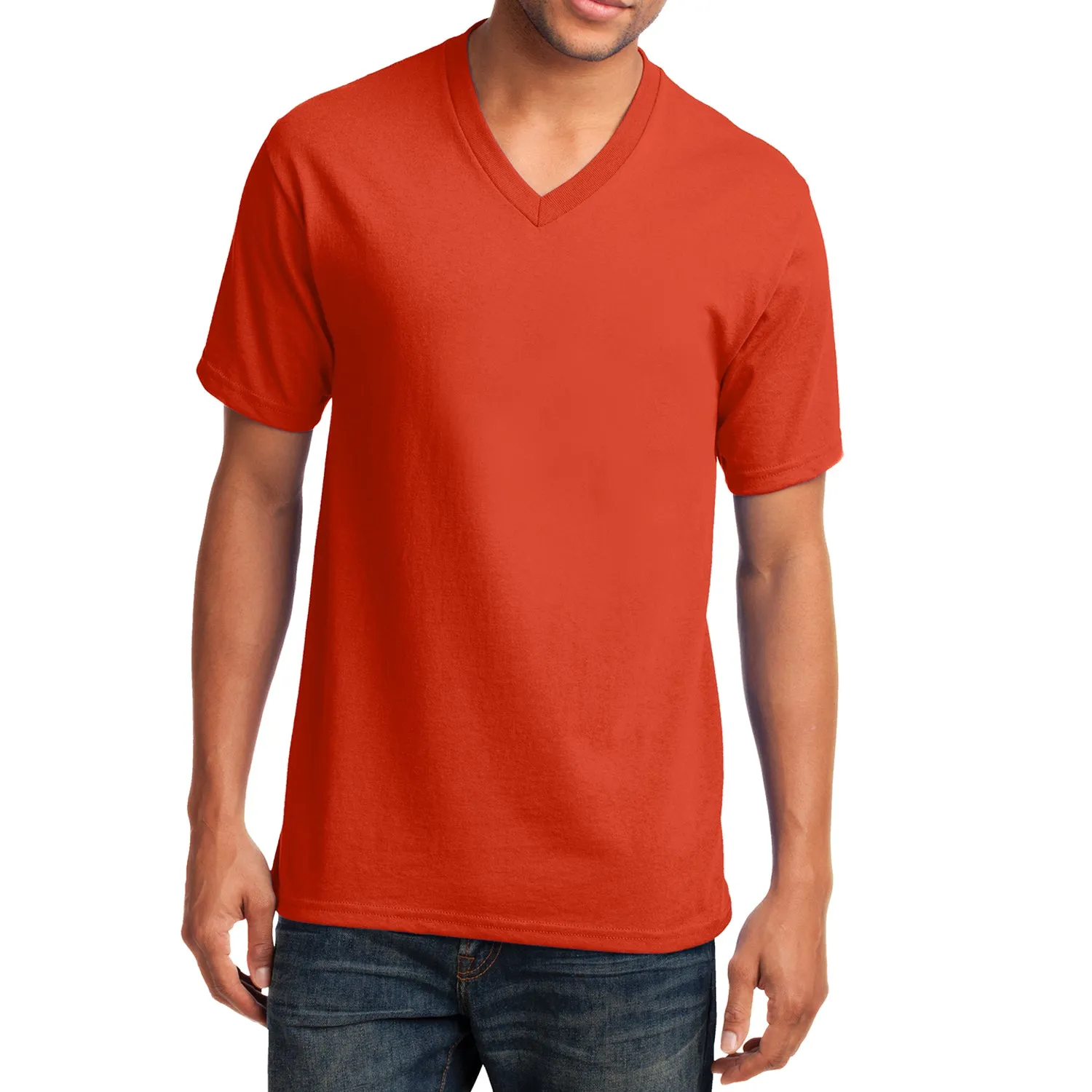 Men's Core Cotton V-Neck Tee