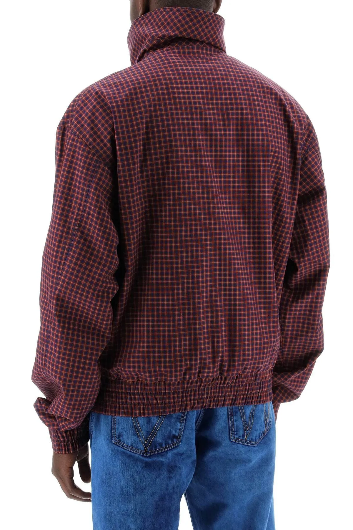 MICRO TARTAN MEMPHIS BOMBER JACKET