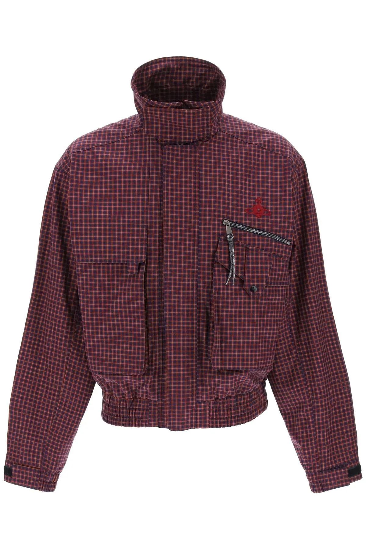 MICRO TARTAN MEMPHIS BOMBER JACKET