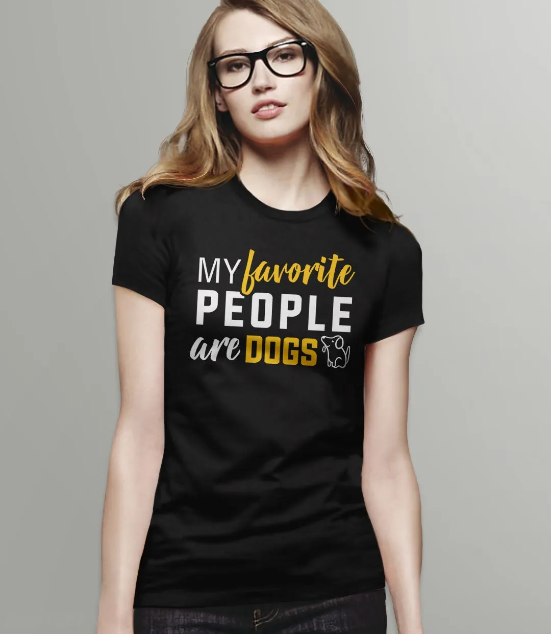 My Favorite People Are Dogs T-Shirt