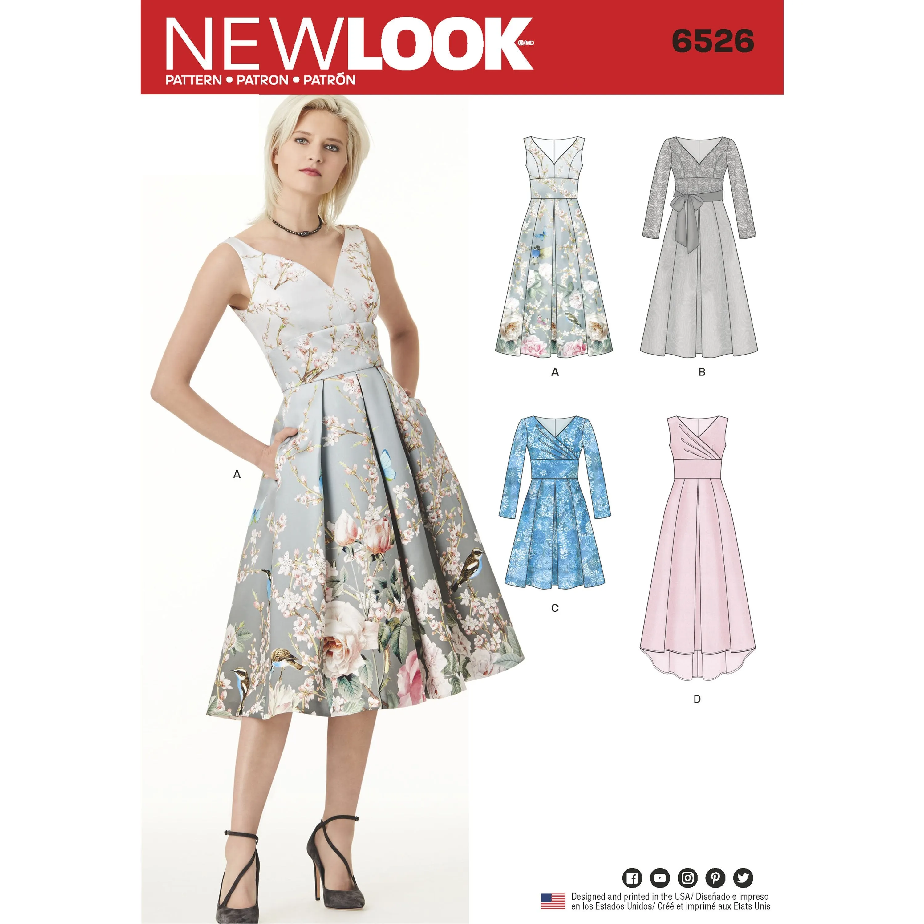 NL6526 Women's Dress Pattern