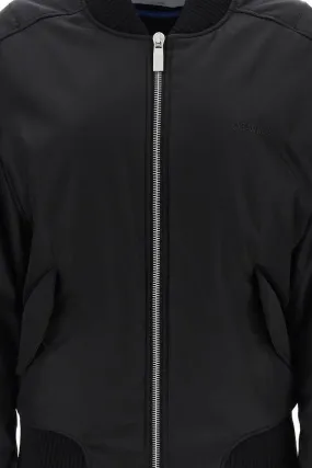 NYLON TWILL BOMBER JACKET