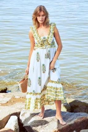 Penida Maxi Dress - Lohdi Garden Print