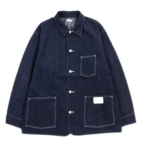 PHIGVEL MAKERS DENIM CHORE COAT INDIGO