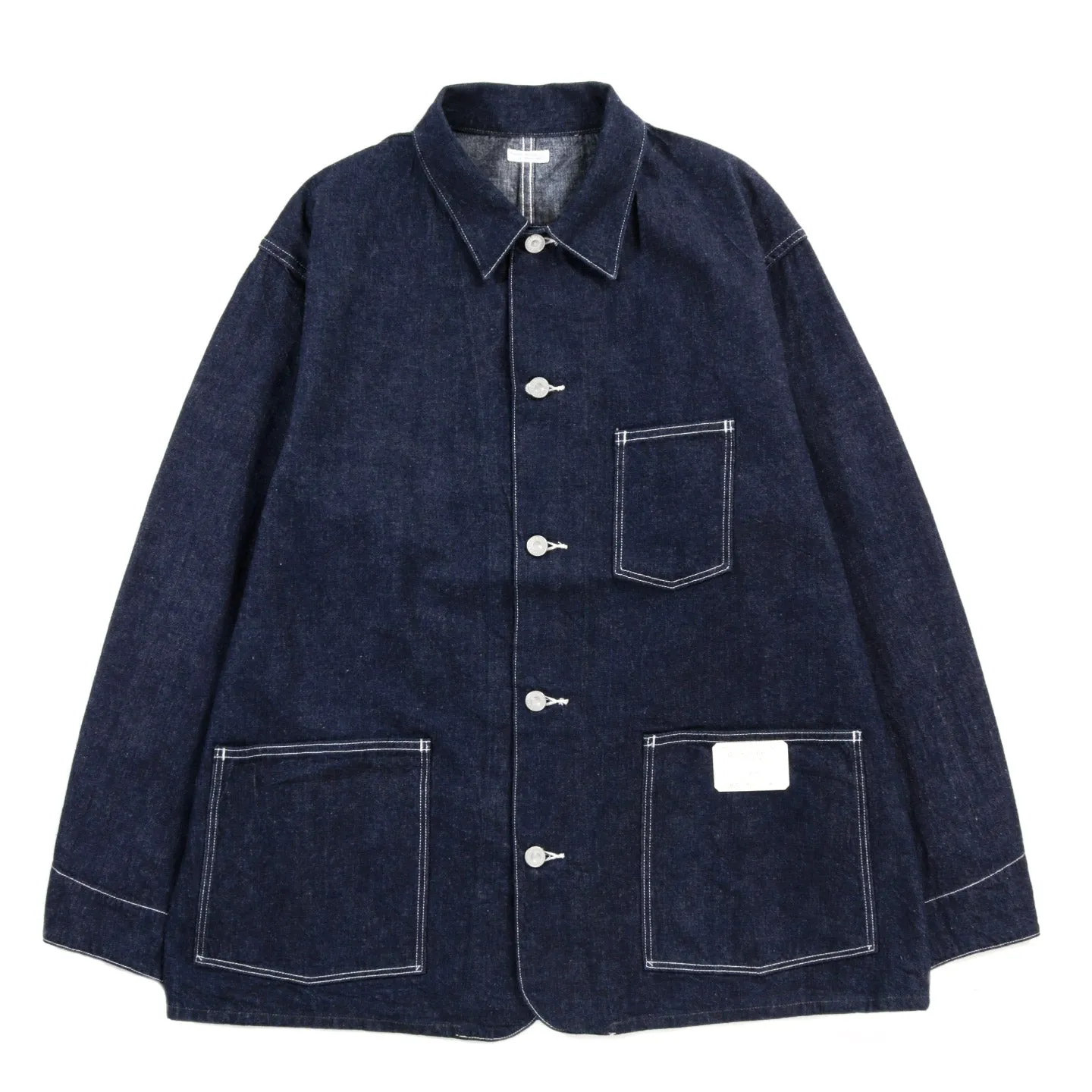 PHIGVEL MAKERS DENIM CHORE COAT INDIGO