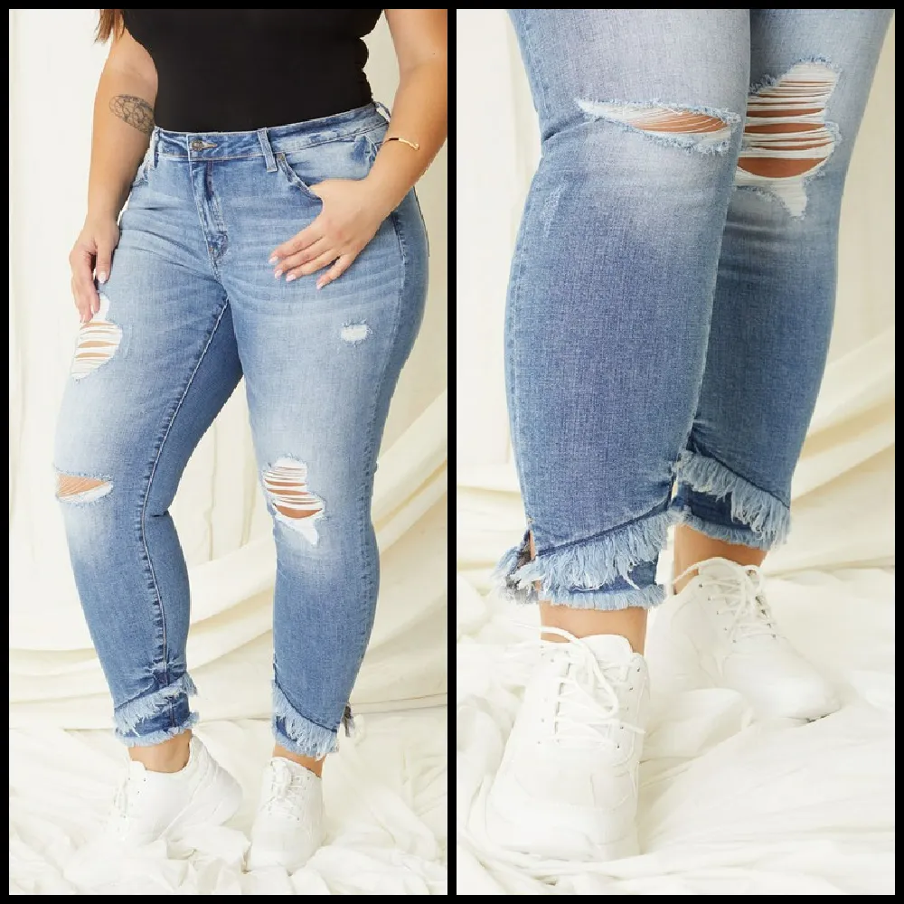 Plus Off The Rails Skinny Jean