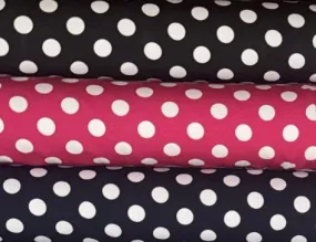 POLKA DOT COTTON JERSEY PER METRE