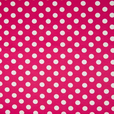 POLKA DOT COTTON JERSEY PER METRE