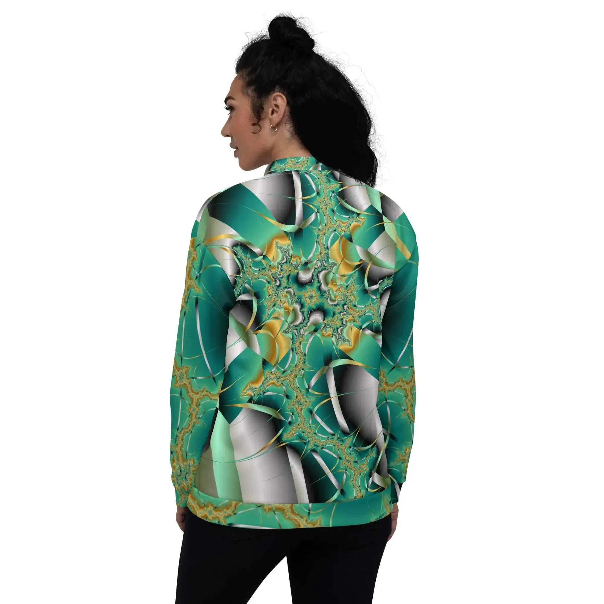 "Cosmic Twist" Collection - Unisex Bomber Jacket