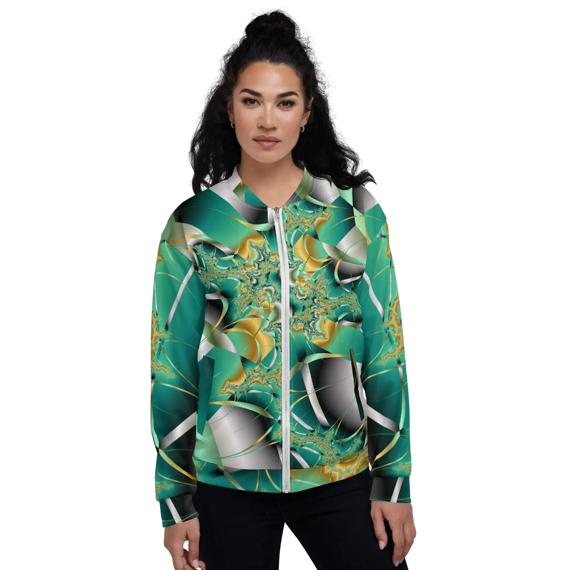 "Cosmic Twist" Collection - Unisex Bomber Jacket