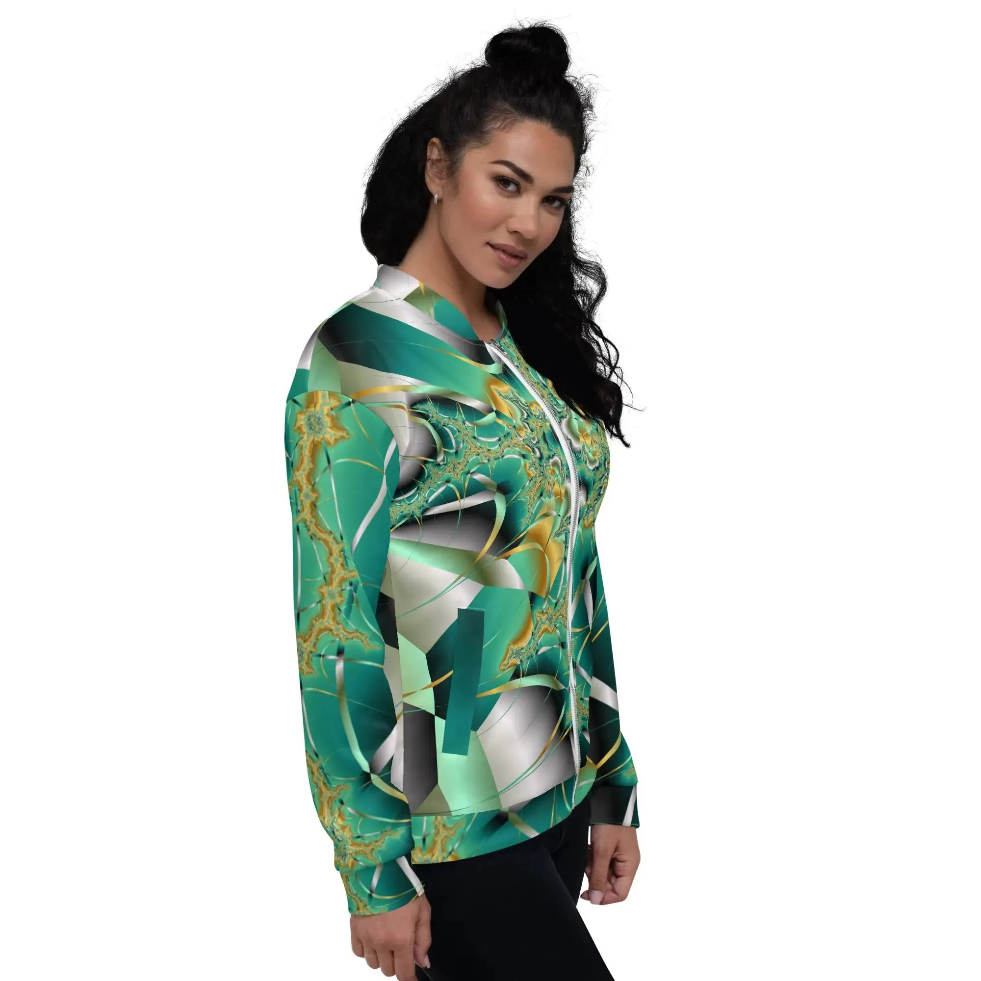 "Cosmic Twist" Collection - Unisex Bomber Jacket