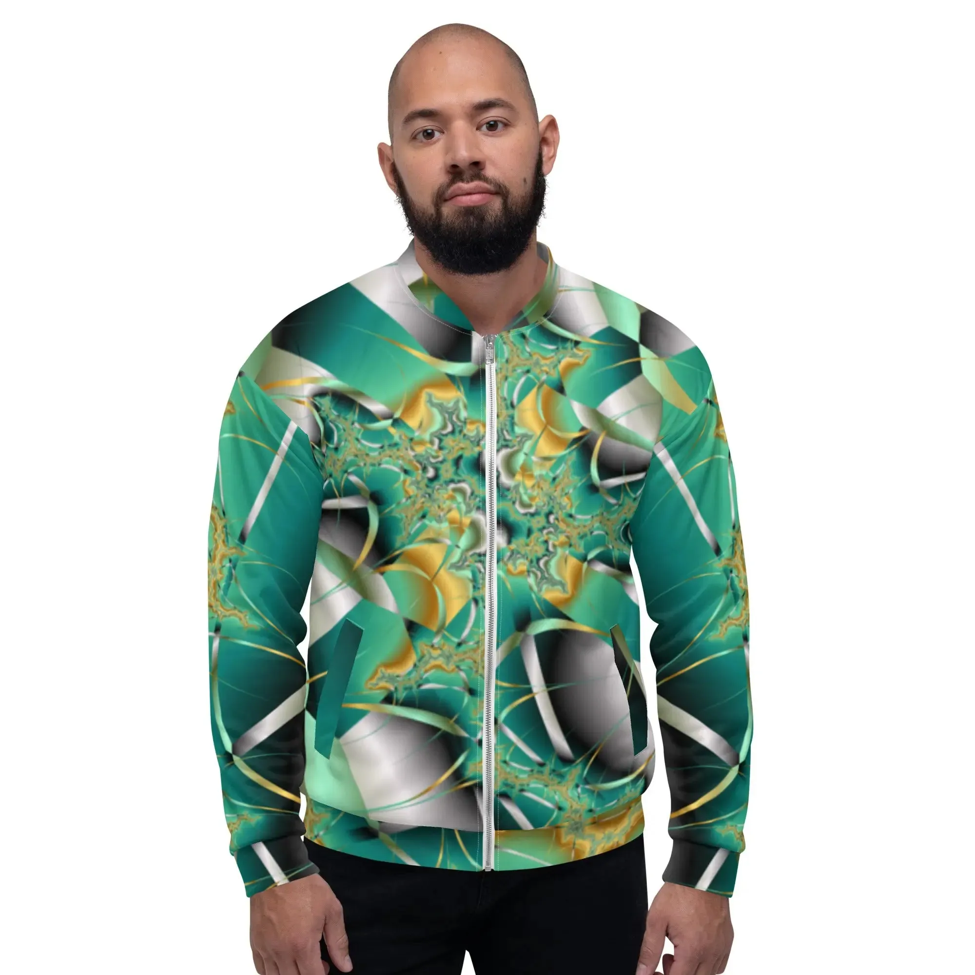 "Cosmic Twist" Collection - Unisex Bomber Jacket