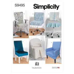 Simplicity Pattern S9495 Chair Slipcovers