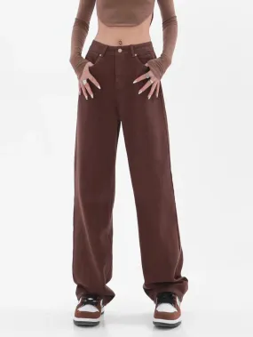 Star Pockets Wide Leg Jeans