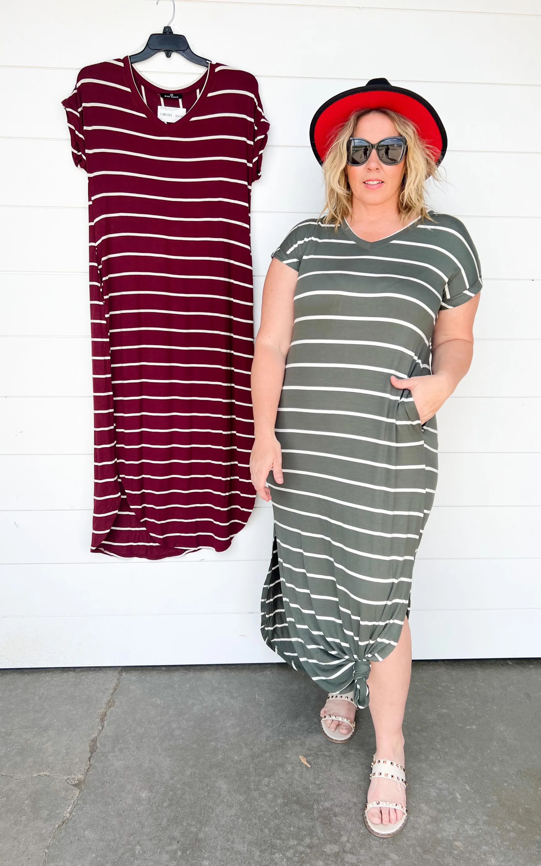 Stripe Maxi Dress - Final Sale*