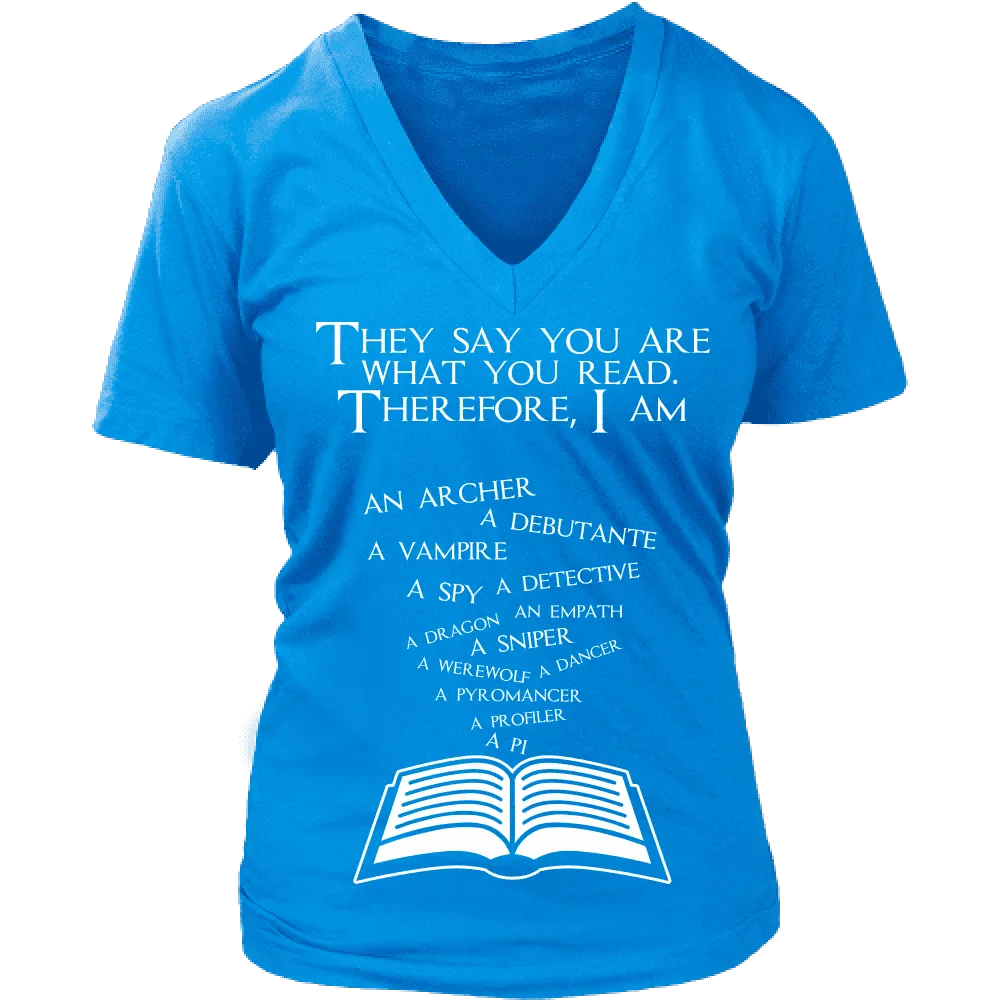 They say you are what you read - V-neck