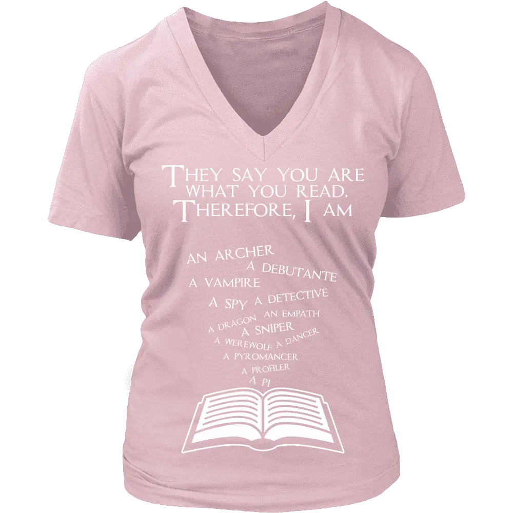 They say you are what you read - V-neck