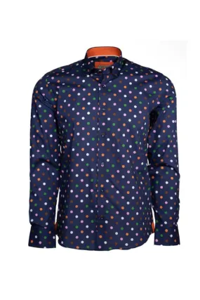 Vercini Polka Dot Carnival Cotton Shirt