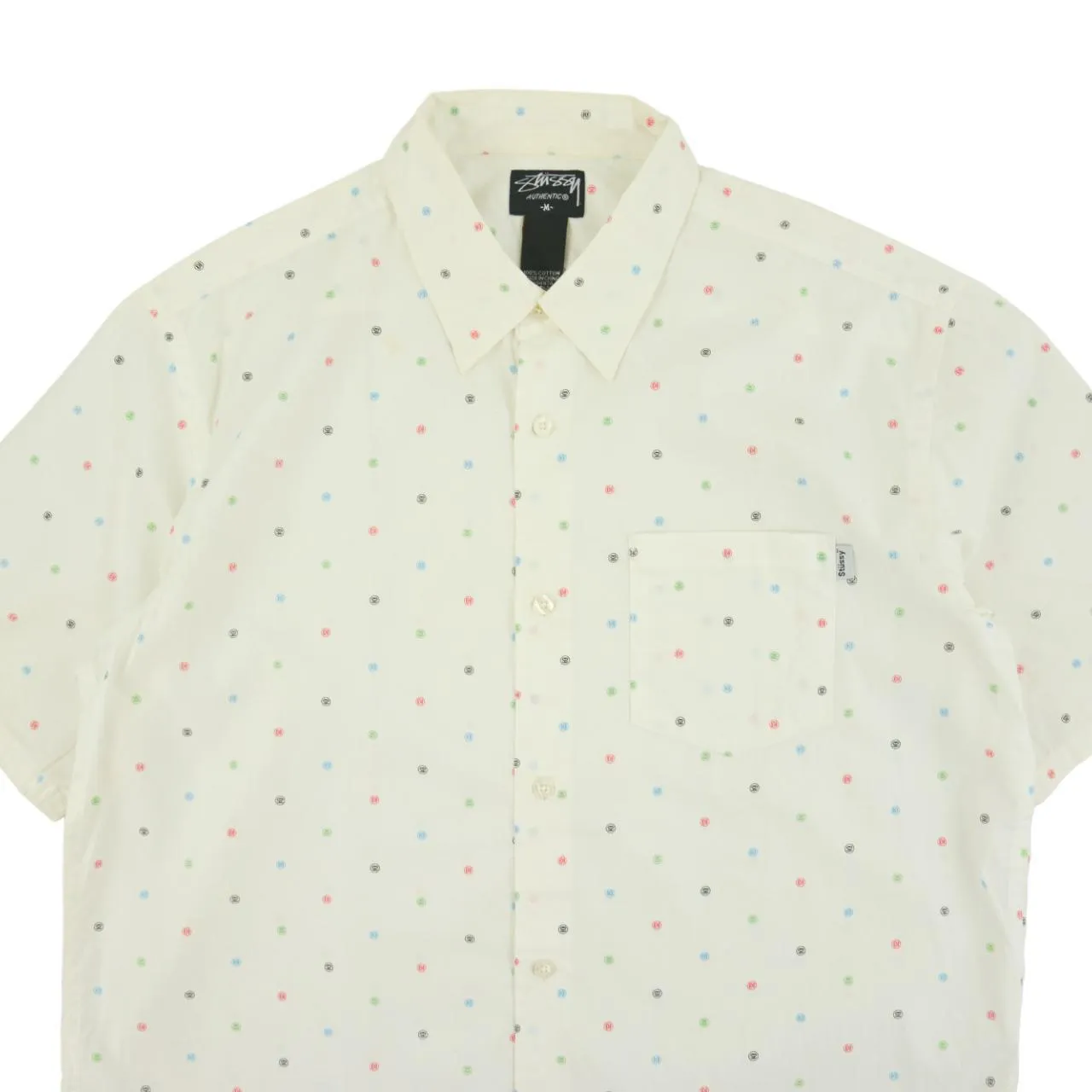 Vintage Stussy Monogram Shirt Size M