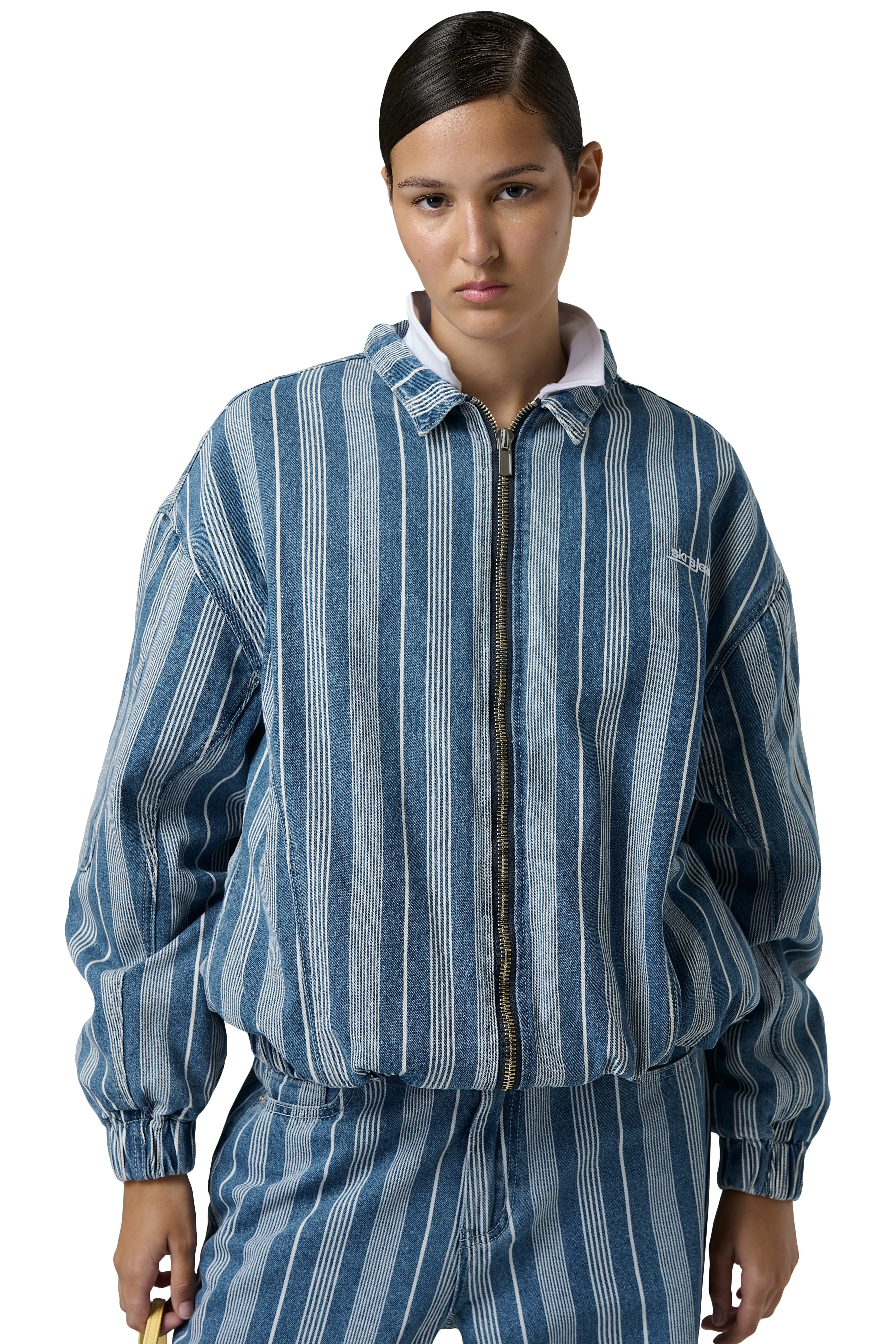 Vista Stripe Oversized Jacket