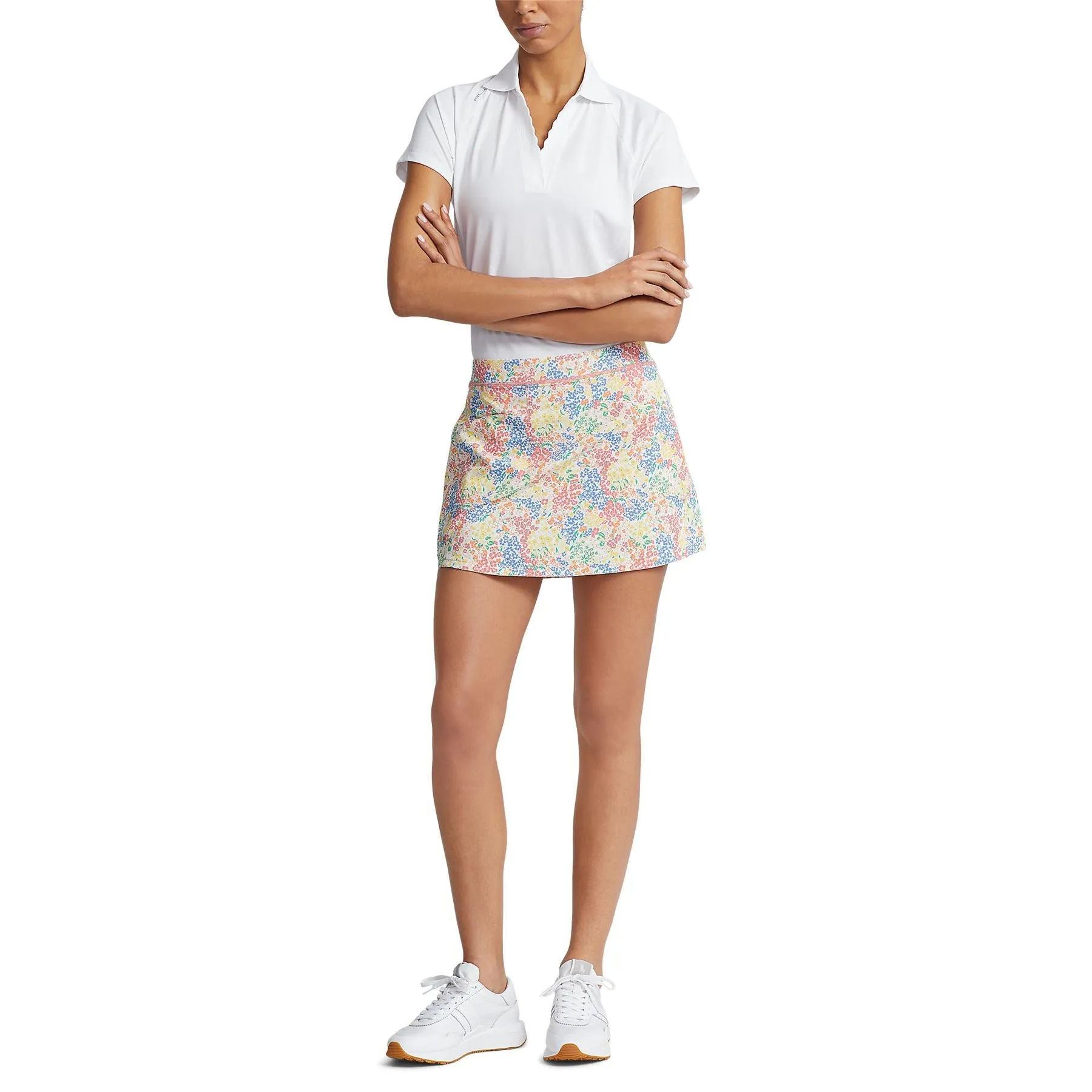 Womens 15" Floral Performance Skort Key West Petals - SS23