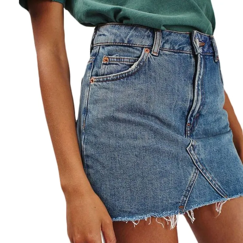 Women's Fashion Denim Short Skirt Jeans